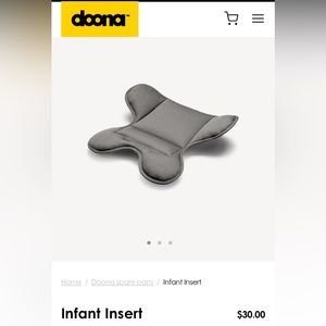 Doona infant insert - grey